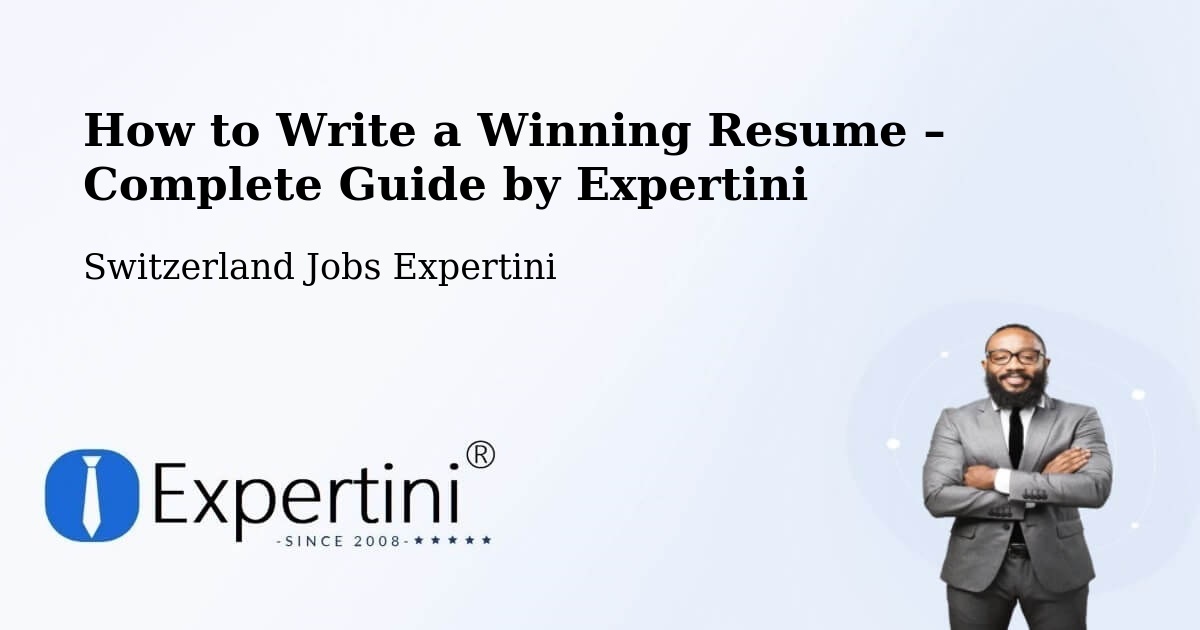 Resume Writing Guide for Job Seekers – Prilly - Prilly, Switzerland Jobs Expertini